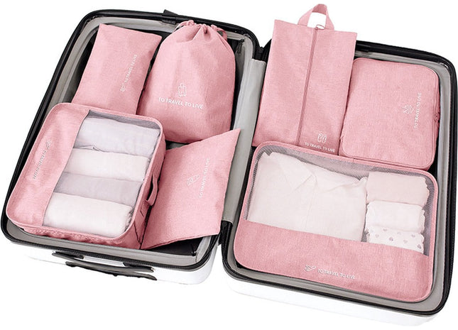 Packing Cubes Set 7-Delig - Roze