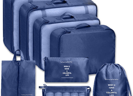 Packing Cubes Set 8-Delig - Donkerblauw