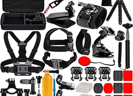 Somstyle 50-in-1 Set Geschikt voor GoPro Hero 11, 10, 9, 8, 7, 6, 5, 4 / DJI Osmo Action 2