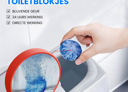 Toiletblokjes Inbouwreservoir Voordeelverpakking – 18 Stuks WC Blokjes – Blauw