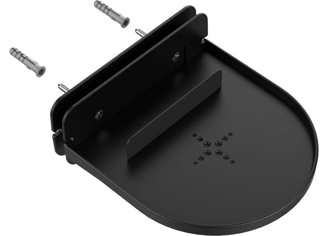 Universele Wandsteun Muurbeugel Houder Geschikt Voor o.a. Google Nest Home Mini - Zwart