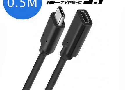 USB 3.1 Verlengkabel 0.5 Meter - 4K Ondersteuning