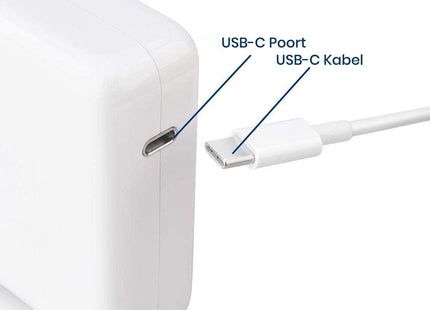 USB-C Oplader 1.8 Meter Geschikt Voor MacBook - Wit