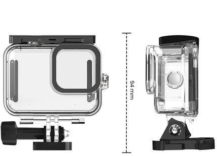 Waterdichte Behuizing Geschikt Voor GoPro Hero 11, 10 & 9 Action Camera - Transparant